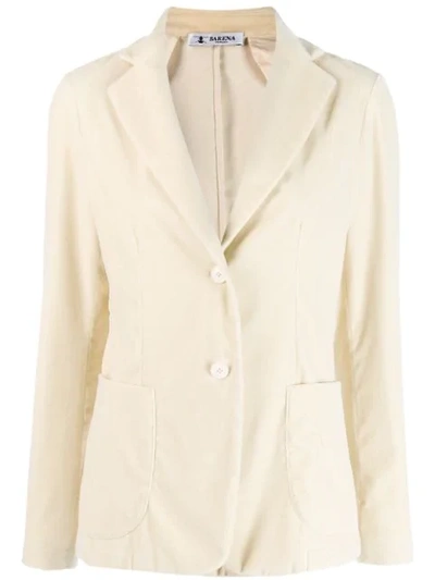 Barena Venezia Button Up Blazer In White