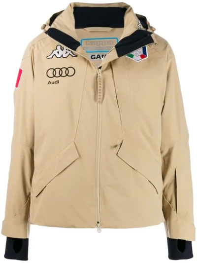 Kappa スキーウェア グレー Audiロゴ Kappa スキーウェア グレー Audiロゴ（AUDI アウディ × Kappa