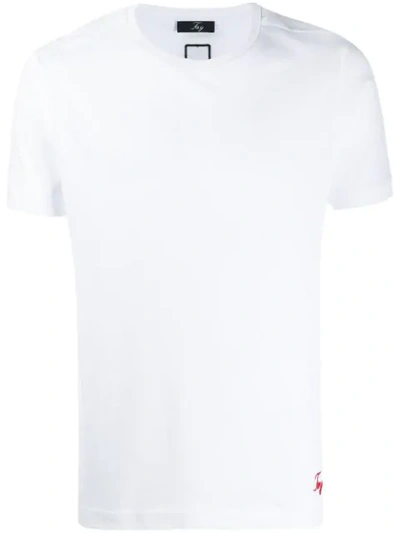 Fay Crew Neck T-shirt In White