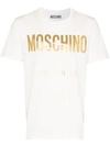 Moschino Logo Print T-shirt In White