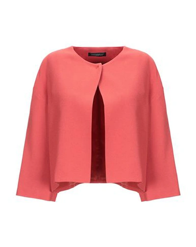 Antonelli Suit Jackets In Brick Red