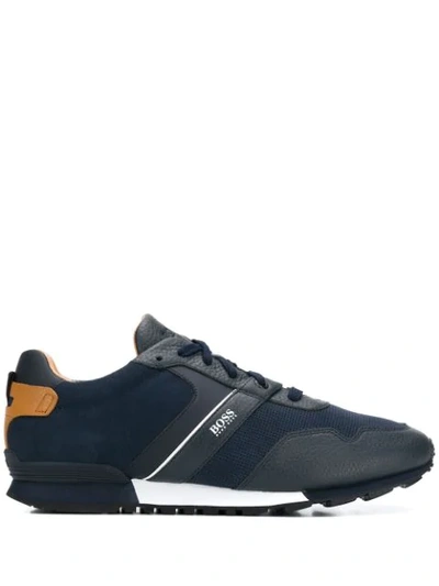 Hugo Boss Parkour Sneakers In Blue