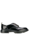 Pezzol 1951 Patent Derby Shoes In Black