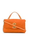 Zanellato Small Jones Tote In Orange