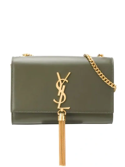 Saint Laurent Kate Shoulder Bag In 绿色