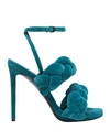 Marco De Vincenzo Sandals In Turquoise