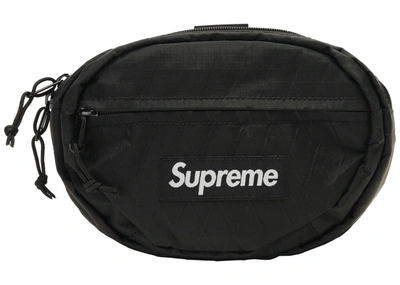 Pre-owned Supreme Waist Bag (fw18) Black