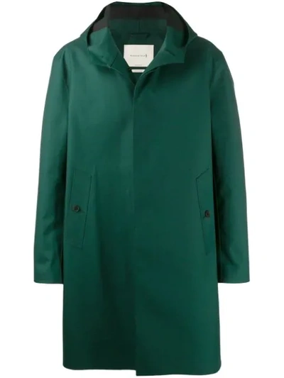 Mackintosh Clarkston Hooded Coat In Green