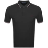 Fred Perry Twin Tipped Polo T Shirt Grey