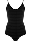 Andrea Bogosian Pencil Knit Bodysuit In Black