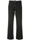 Andrea Bogosian Pry Straight Jeans In Black