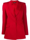 Styland Fitted Blazer In Red