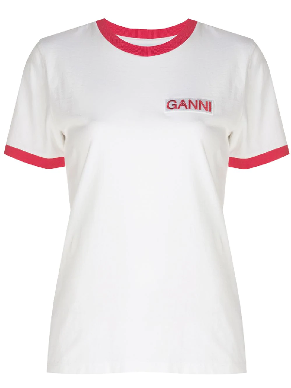 ganni basic cotton jersey