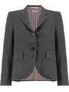 Thom Browne Classic Single Breasted Sport Coat In Medium Grey 2-ply Wool Fresco