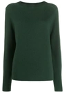 Chinti & Parker Round Neck Jumper In Green