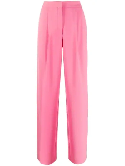 Chinti & Parker High-rise Straight Trousers In Pink