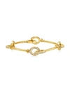 Temple St Clair 18k Yellow Gold Celestial Diamond Orsina Link Bracelet In White/gold
