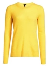 Saks Fifth Avenue Women's Collection Featherweight Cashmere Sweater In Sunshine Yellow