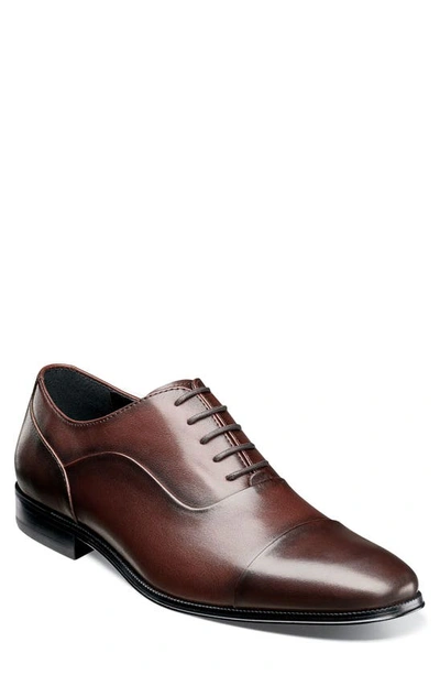 Florsheim Jetson Cap-toe Lace-up Oxfords Men's Shoes In Brown