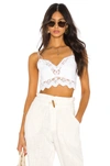 Free People Intimately Fp Ilektra Lace Bralette In White