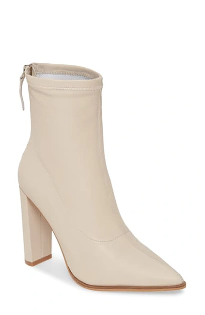 Alias Mae Blink Bootie In Bone Stretch Leather