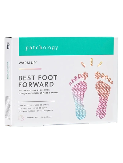 Patchology Women's Warm Up Best Foot Forward Softening Foot & Heel Mask In Gold
