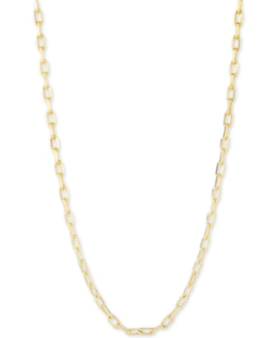 Alex Woo Link Chain Necklace, Adjustable 16" - 20" In Gold