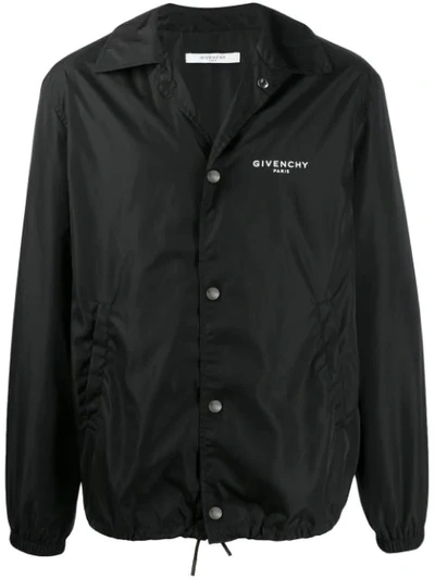 Givenchy Amore Print Lightweight Jacket In Black