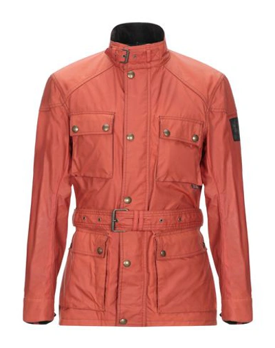 Belstaff Jacket In Rust
