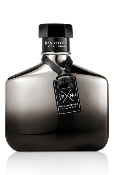 John Varvatos Jv X Nj Silver Edition Eau De Toilette Spray Cologne For Men 4.2 Oz.