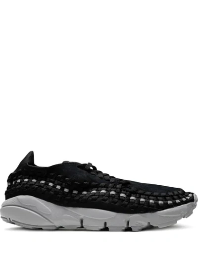 Nike Air Footscape Woven Sneakers In Black