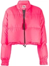 Bacon Bubble Feather Down Jacket In N01 Fuxia 