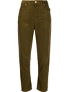 Isabel Marant Étoile Skinny Fit Trousers In Green