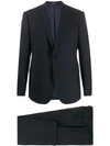 Emporio Armani Tailored Suit In Blue