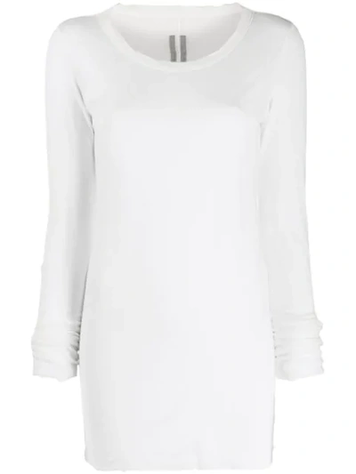 Rick Owens Sheer T-shirt In White