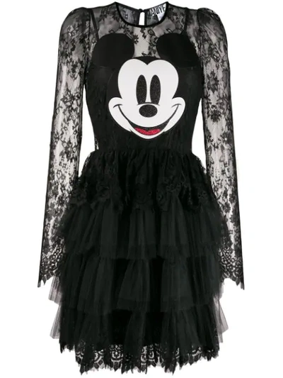 Aniye By Mickey Mouse Dress In Black
