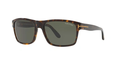 Tom Ford Man Sunglass Ft0678 In Green / Tortoise