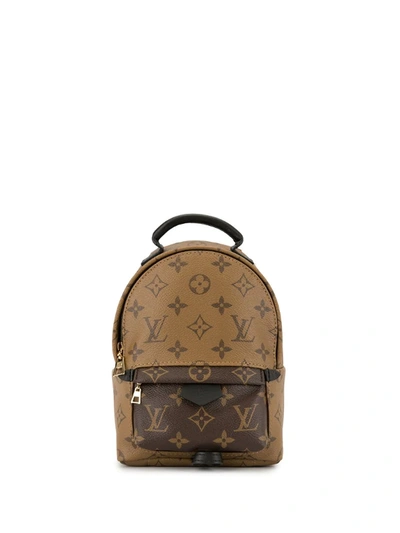 Pre-owned Louis Vuitton  Mini Palm Springs Backpack In Brown