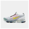 Nike Men's Air Vapormax Flyknit 3 Running Shoes In White/dynamic Yellow/hyper Turquoise
