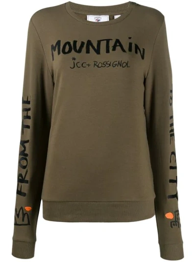 Rossignol X Jcc Jc De Castelbajac Women Jcc Sweatshirt In Green
