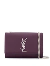 Saint Laurent Kate Shoulder Bag In Purple