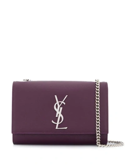 Saint Laurent Kate Shoulder Bag In Purple