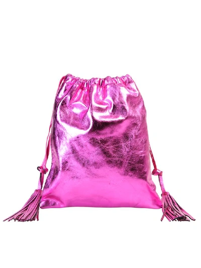 Attico Lame Bag In Pink