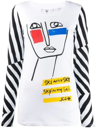 Rossignol X Jcc Sky In Ski Top In White