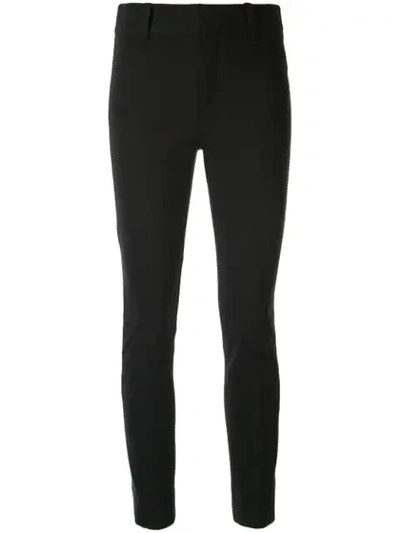 Vince Slim-fit Cigarrette Trousers In Black