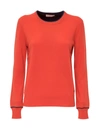 Tory Burch Cashmere Pullover In Red