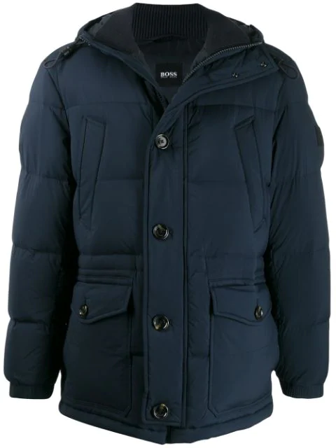 hugo boss mens padded jacket