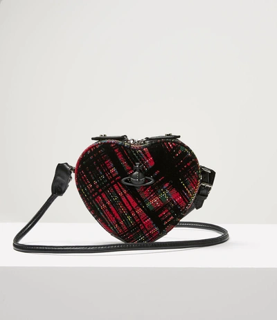 Vivienne Westwood Khloe Heart Crossbody Bag Red