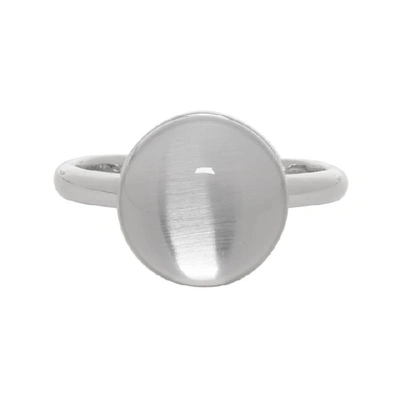 Avgvst Jewelry Silver Medium Lollipop Ring In Rock Crysta