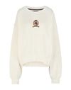 Tommy Hilfiger Sweatshirt In Ivory